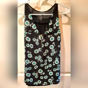 Express Sleeveless Floral Blouse size Small
